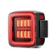 AlphaRex 18-23 Jeep Wrangler JL NOVA Prismatic LED Taillights Black-Red - 602020 User 2