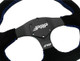 PRP Suede D-Shape Steering Wheel - Blue - G251 Photo - Close Up