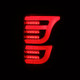 AlphaRex 15-20 Ford F-150 Luxx LED Tail Lights (Pair) Black/Red (Not For Blind Spot Sensor Models) - 652050 User 2