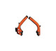 Acerbis 16-19 KTM 125-450 SX/SX-F/XC-F/XC/XC-W/EXC-F/ Husq Frame Guards- X-Grip - Black/16 Orange - 2449535229 Photo - Primary