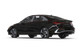 Rally Armor 2024 Hyundai Elantra Black Mud Flap Metallic Black Logo - MF119-UR-BLK-MBK User 1