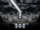 AWE Tuning 2024 Acura Integra Type S DE5 FWD Touring Edition Exhaust w/ Triple Chrome Silver Tips - 3015-52335 Photo - Mounted