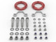 aFe CONTROL 1.25 IN Leveling Kit 21-24 Ford Bronco - Red - 416-30T002-R Photo - Unmounted