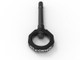 aFe 20-24 Chevrolet Corvette Control Front Tow Hook (Black) - 450-401014-B Photo - Unmounted