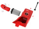aFe 23-24 Honda Civic Type R Takeda Momentum Red Edition Cold Air Intake System w/ Pro DRY S Filter - 56-70062DR Photo - Unmounted