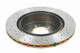 DBA 08+ EVO X Rear Drilled & Slotted 4000 Series Rotor - DBA42225XS Photo - Close Up