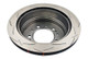 DBA 98-05 Lexus LX 470 / 98+ Toyota Landcruiser 100 Series Rear Slotted 4000 Series Rotor - DBA4789S Photo - Close Up
