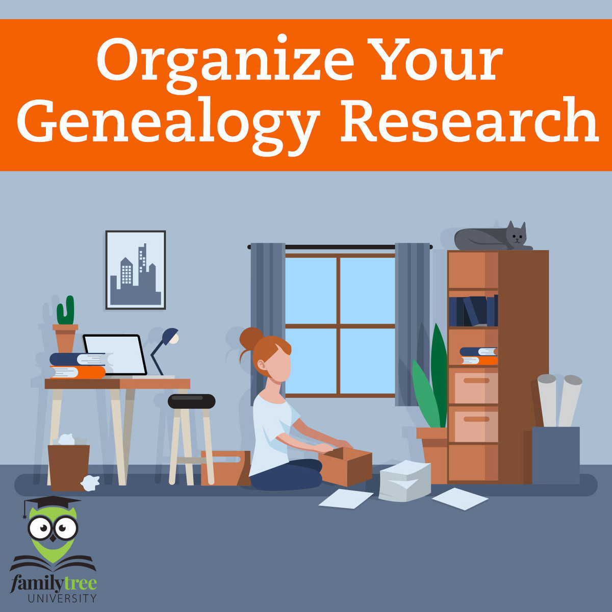 organize your genealogy research course cover