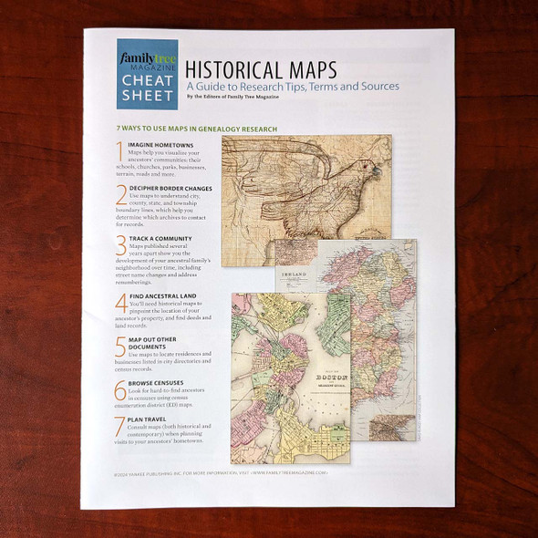 Historical Maps Cheat Sheet - cover