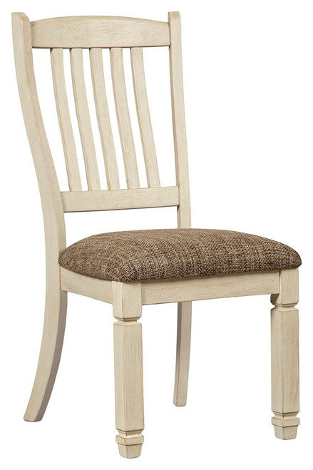 Bolanburg - Brown / Beige - Dining Uph Side Chair  - Rake Back