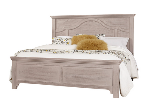 Bungalow Home Dove Grey Two Tone- King Mantel Bed Room Set