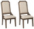 Wyndahl - Rustic Brown - Dining Uph Side Chair  - Framed Back