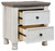 Havalance - White / Gray - Two Drawer Night Stand