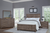 Dovetail  King Bed and Nightstand Set