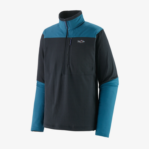 Men's Longsleeved R1 Fitz Roy 1/4 Zip