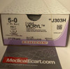 ETHICON Suture, Coated VICRYL, Taper Point, RB-1, 27", Size 5-0. MFID: J303H