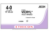 Standard & Short Length Sutures, Absorbable, Violet Braided 3-18" = 45cm, Size: 4-0, 36/box. MFID: J633H (OPEN BOX)