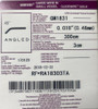 GM1831 Gold tip, 45 degree angle, .018" diameter, 300 cm long, 3 cm flexible tip length includes torque device (1 per box) Glidewire Gold Peripheral Guidewire
