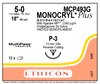 Ethicon MCP493G MONOCRYL® Plus Antibacterial (poliglecaprone 25) Suture