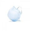 Moldex-Metric 1517 Surgical Respirator N95, Cup, Elastic Strap, Low Profile Nose Bridge, Box of 20