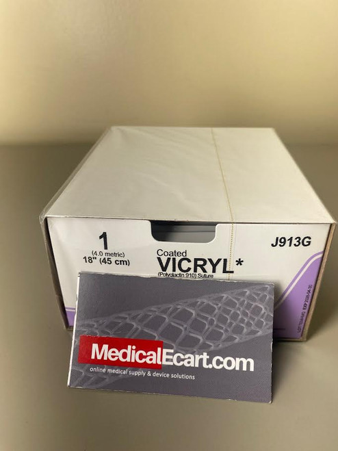 Ethicon COATED VICRYL® (polyglactin 910) Suture, SUTUPAK Pre-Cut Sutures
