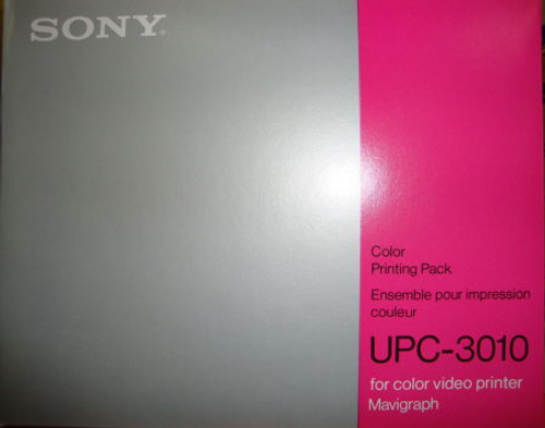 Sony UPC-3010 Color Printing Pack for UP-3000 Printers – 80 Prints per Pack