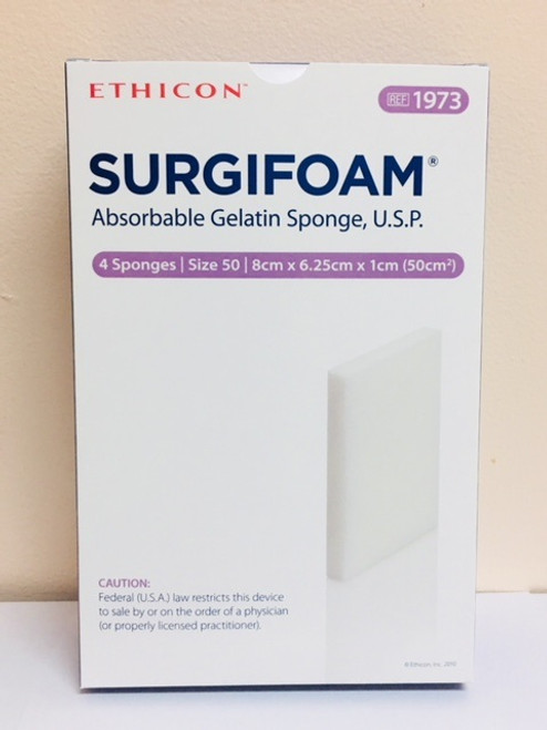 J&J Ethicon SURGIFOAM Absorbable Gelatin Sponge J&J Ethicon SURGIFOAM Absorbable Gelatin Sponge