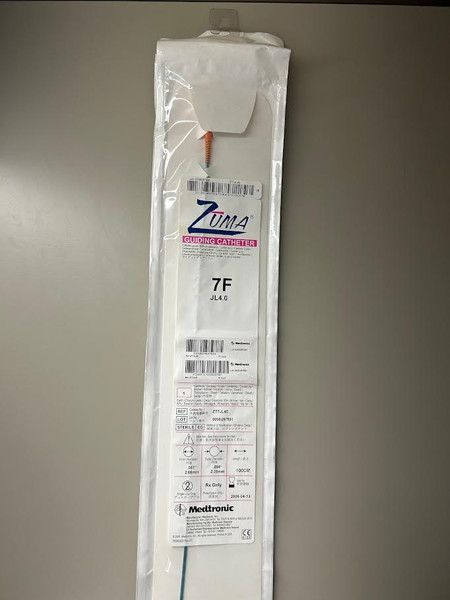ZT7JL40: Medtronic Zuma Guiding Catheter 7F JL 4.0 (ZT7JL40)