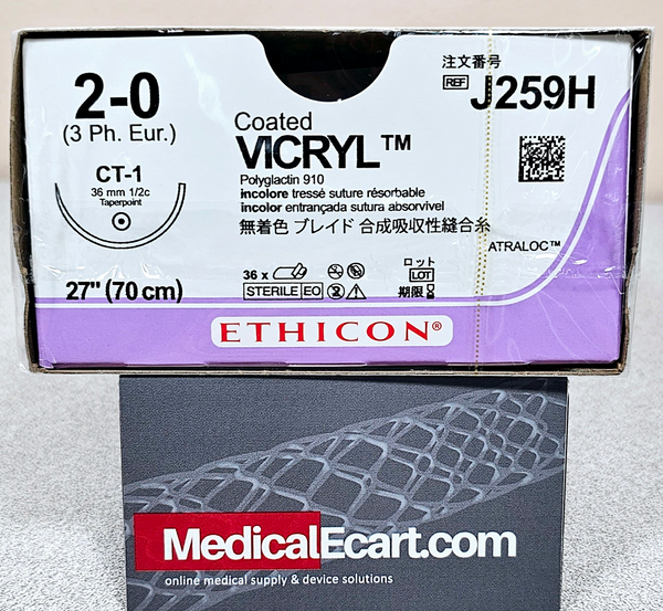 Ethicon J259H COATED VICRYL® (polyglactin 910) Suture