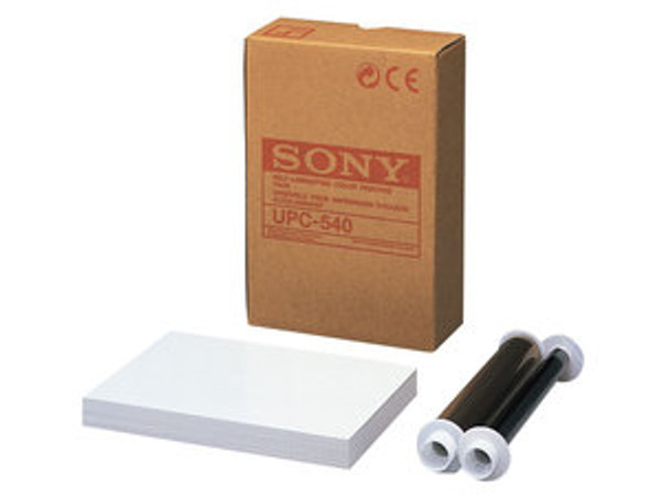 Sony UPC-540 A5 Self-Laminating Color Print Pack – 102 Prints (Box of 1)