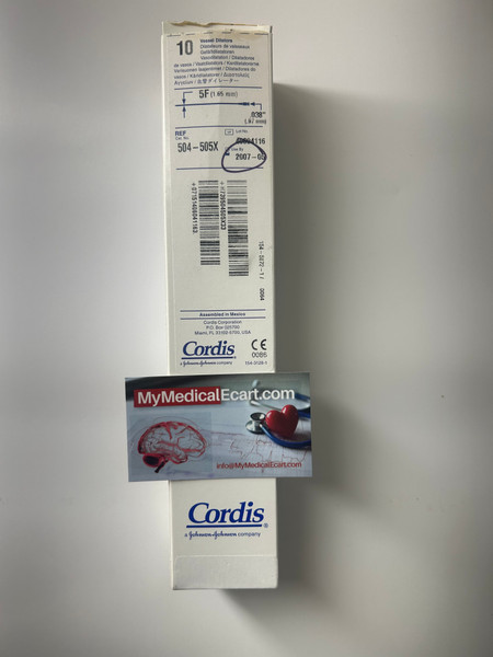 Cordis 504-505X Vessel Dilator, 5F , 0.038"