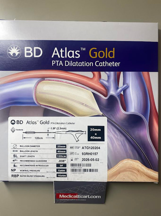 Bard Atlas™ Gold PTA Dilatation Catheter - 20mm x 40mm