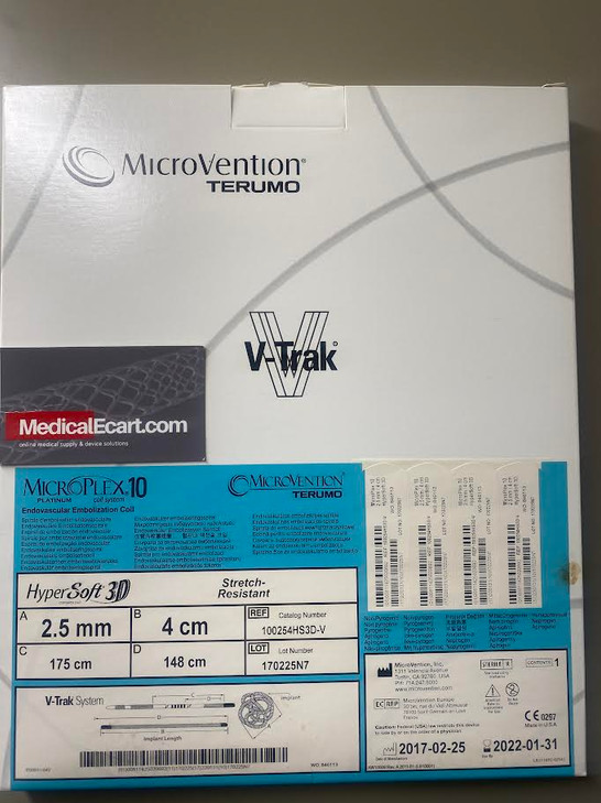 2.5x4 8410-0254 HyperSoft 3D Advanced Complex Coil For framing, filling and finishing 10 Coil Size 2.5mm Large Loop Dia,  4cm