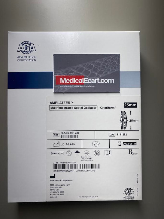 9-ASD-MF-025 25mm AMPLATZER Cribriform SEPTAL OCCLUDER AMPLATZER Multi-Fenestrated septal occluder Cribriform"