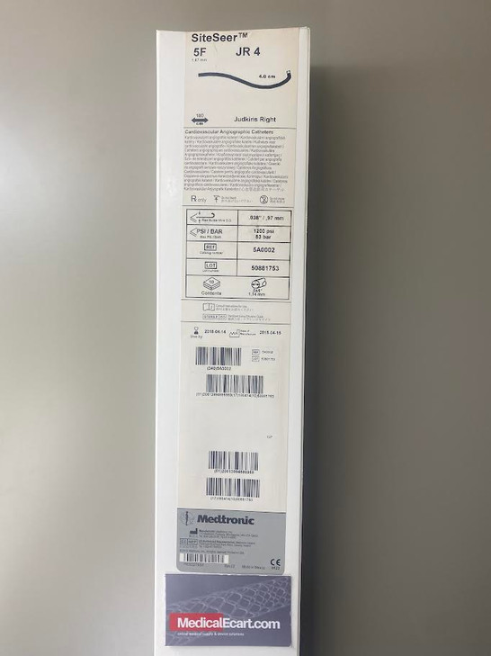 5A0002 5F Medtronic SITE SEER JR4 -100cm Box of 10