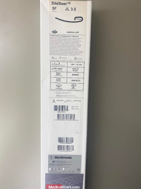 Medtronic 5A0084 5F SITE SEER JL3.5 -100cm Box of 5