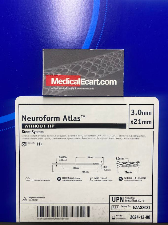 EZAS3021 Neuroform Atlas 3.0 x 20mm M003EZAS3021 Stryker Neurovascular Stent System