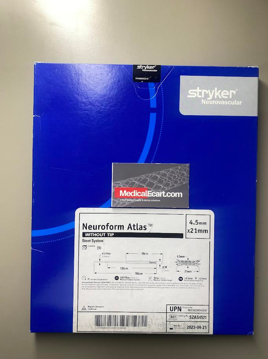 STRYKER SZAS4521 NeuroForm Atlas™ Stent System 4.5mm x 21mm. M003SZAS45300