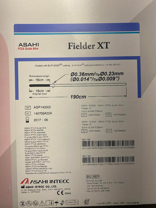 Asahi Fielder XT Coronary Guidewire