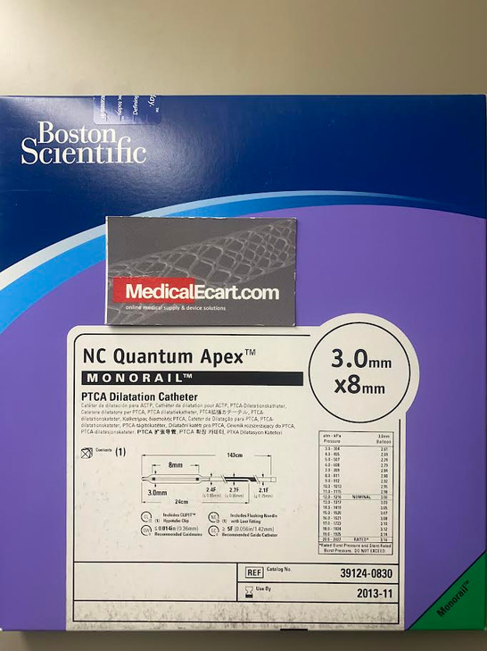 Boston Scientific NC Quantum Apex MONORAIL PTCA Dilatation Catheter 3.0 mm