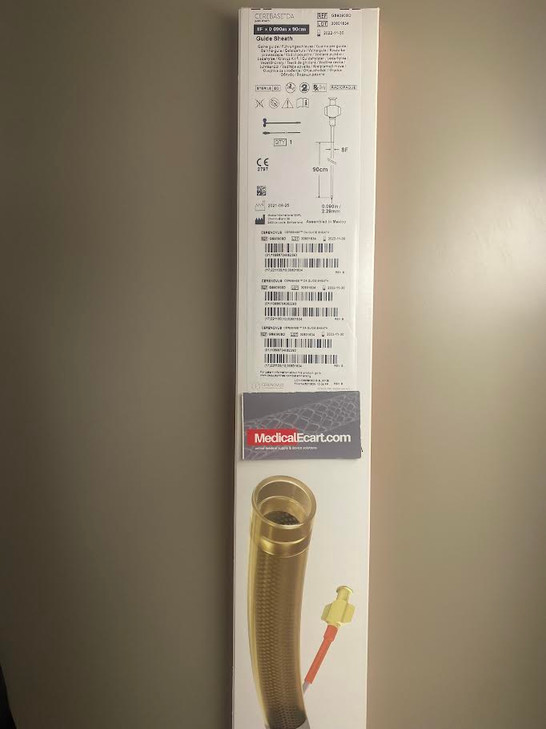 GS .090", 90cm, STRAIGHT, DISTAL  CEREBASE ™ DA Guide Sheath .090"  8F  90cm J&J