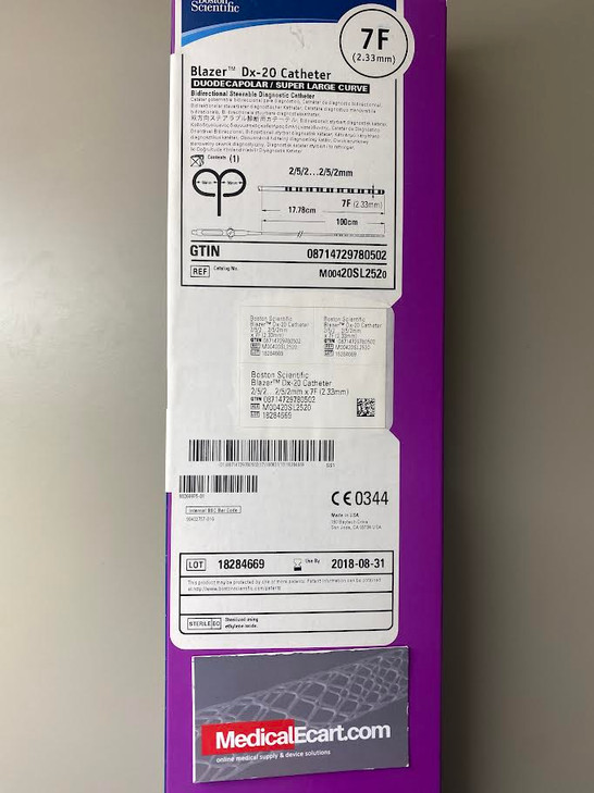 BOSTON SCIENTIFIC 8.9FFr. DiRex ™ Steerable Sheath  71cm Curve: Small (17mm),   Dialtor: Straight M00420SL2520