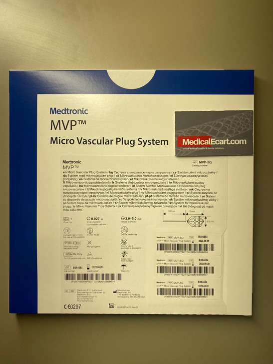 Mechanically Detachable MVP Plug system - 5mm , 12mm Lemgth Uncontrained, 6.5mm Width. ( Detachment Cable set not included) MVP-5Q