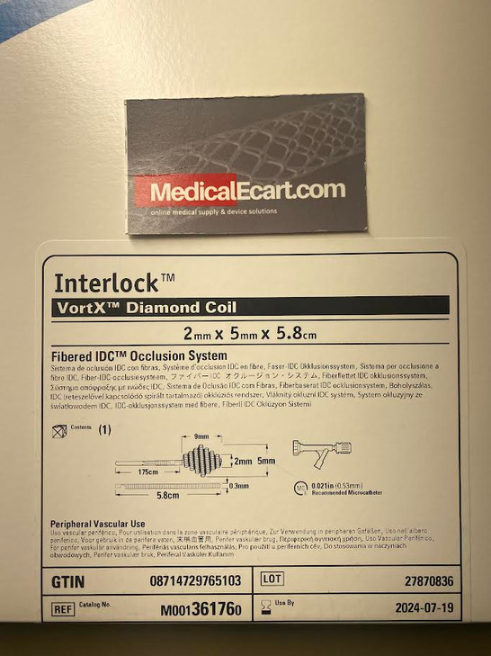 Boston Scientific 36176 INTERLOCK™ Vortx™ Diamond Coil