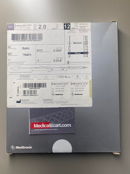 MEDTRONICS SPRINTER MX2 Multi-Exchange Balloon Dilation Catheter
