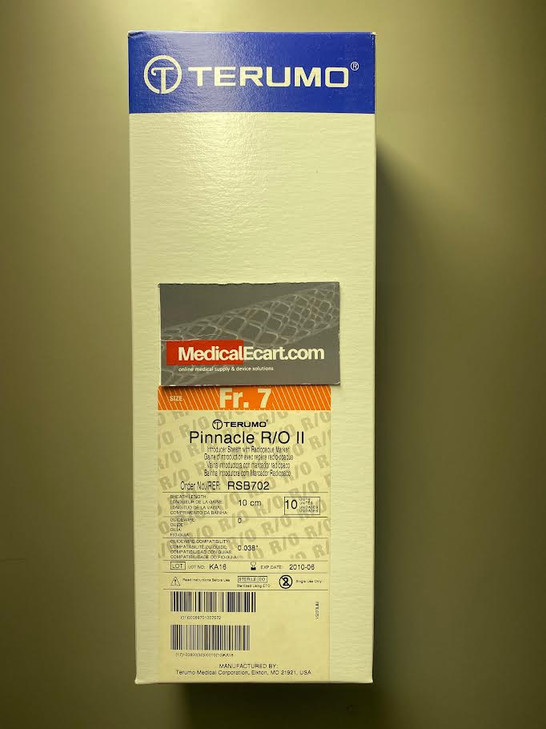 Terumo Pinnacle R/O II 7F 10 cm RSB702 box 10
