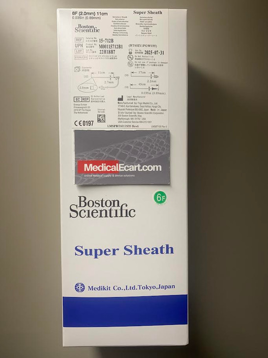 BOSTON SCIENTIFIC Super Sheath™ 15-712B Introducer Sheath Set