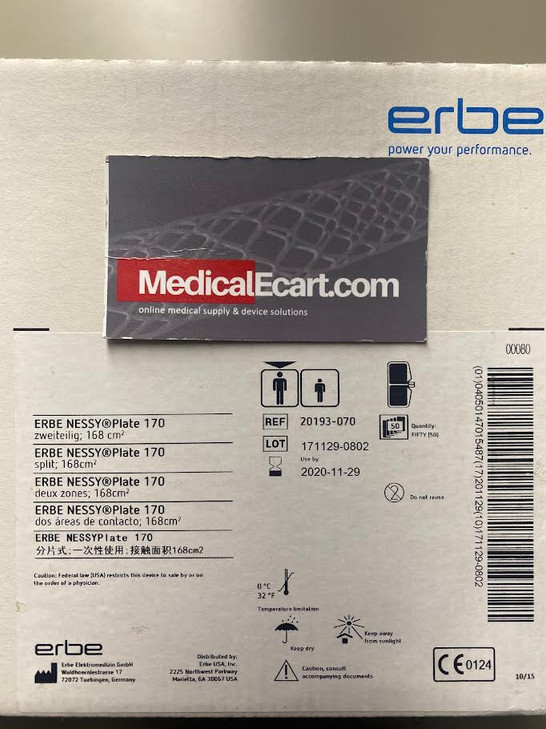 Erbe Nessy Plate 170 Split Disposable Return Electrode