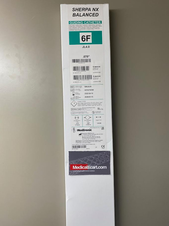 MEDTRONIC SB6JL40 Sherpa NX Balanced Guiding Catheter