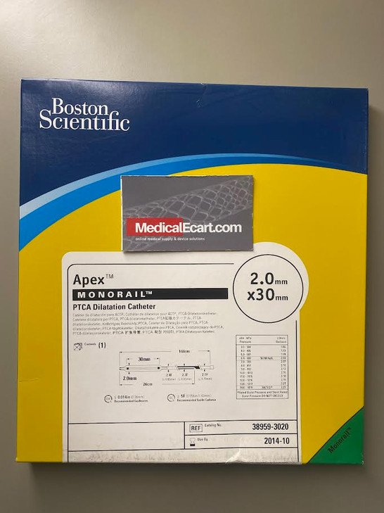 Boston Scientific Apex Monorail PTCA Dilatation Catheter 38959-3020